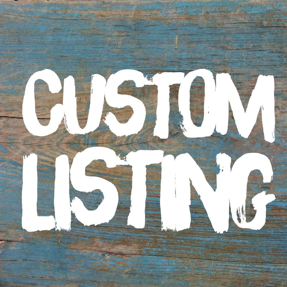 Custom Listing for @almajrod